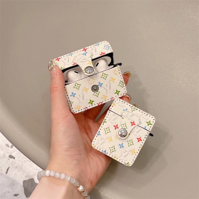 Lv High Quality Luxurious Designer Classic pattern  Luxury Designer Airpods pro2 4 