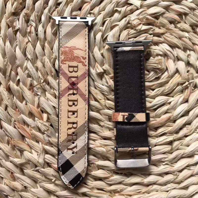 supreme lv gucci Leather Apple Watch Band for Series Ultra2 10